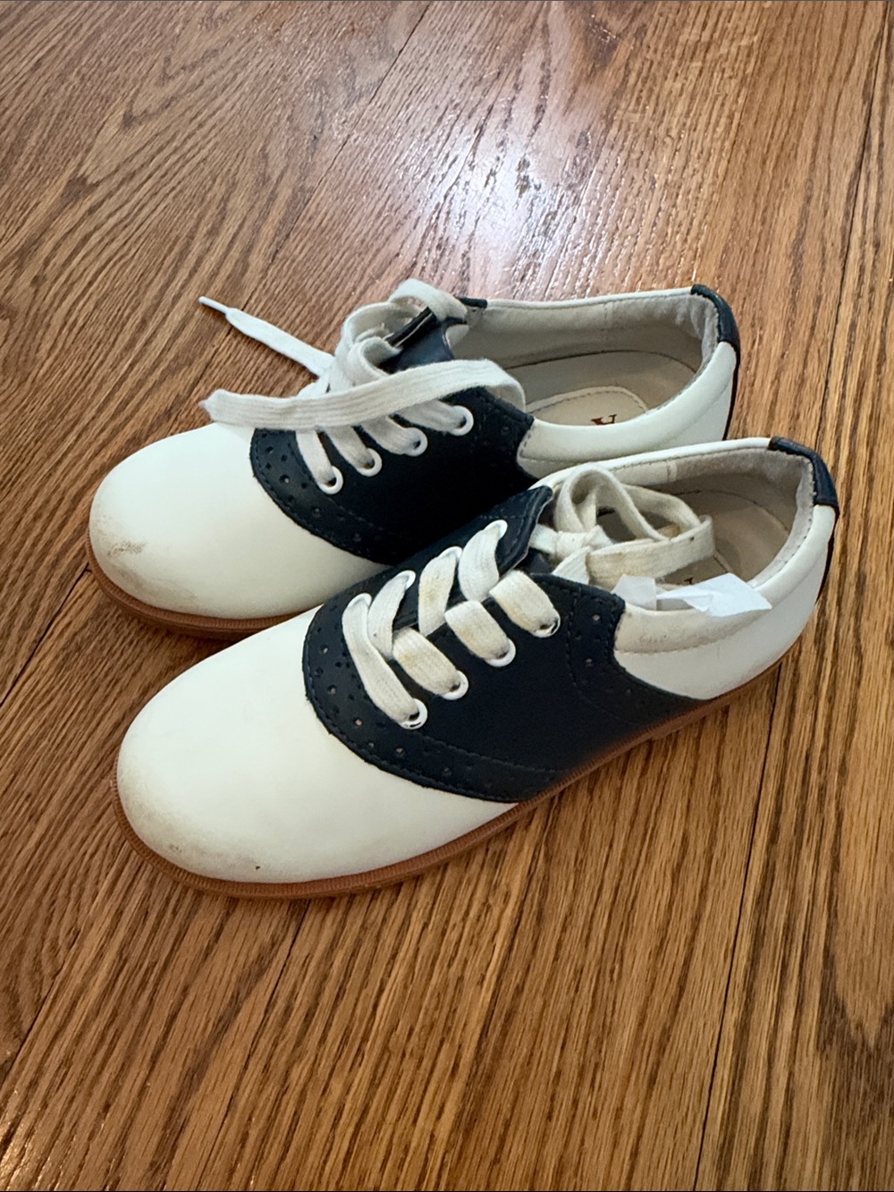 Academie Gear Girl’s Honor Roll Cheer Oxford saddle uniform shoes size 12.5